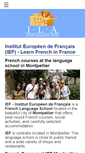 Mobile Screenshot of montpellier.language-school-france.com